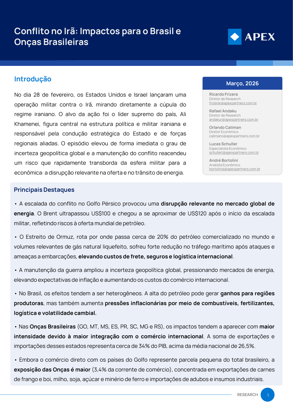 Impactos Guerra EUA-Irã