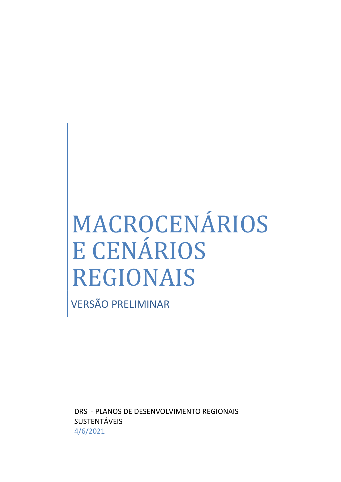 Macrocenários Regionais